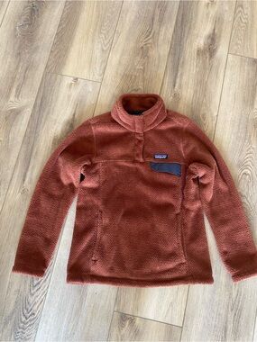 Patagonia Women's Rust Brown Fleece Hoodie